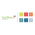 Das Logo von BonNova zeigt verschiedene Symbole rund um die Abfallwirtschaft als Kästchen