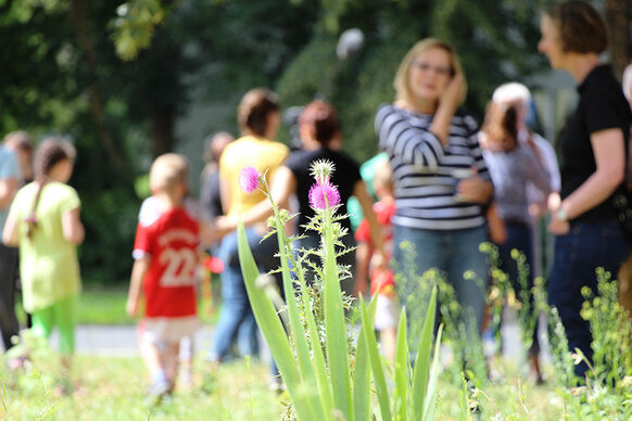 Menschen in einem Park