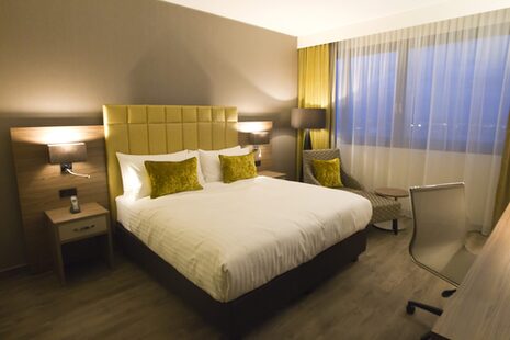 Номер у готелі Marriott у Всесвітньому конференц-центрі Бонна