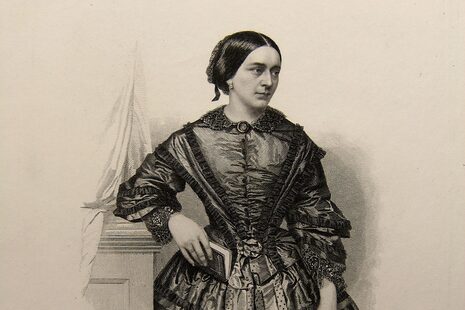 Clara Schumann'ın tarihi portresi